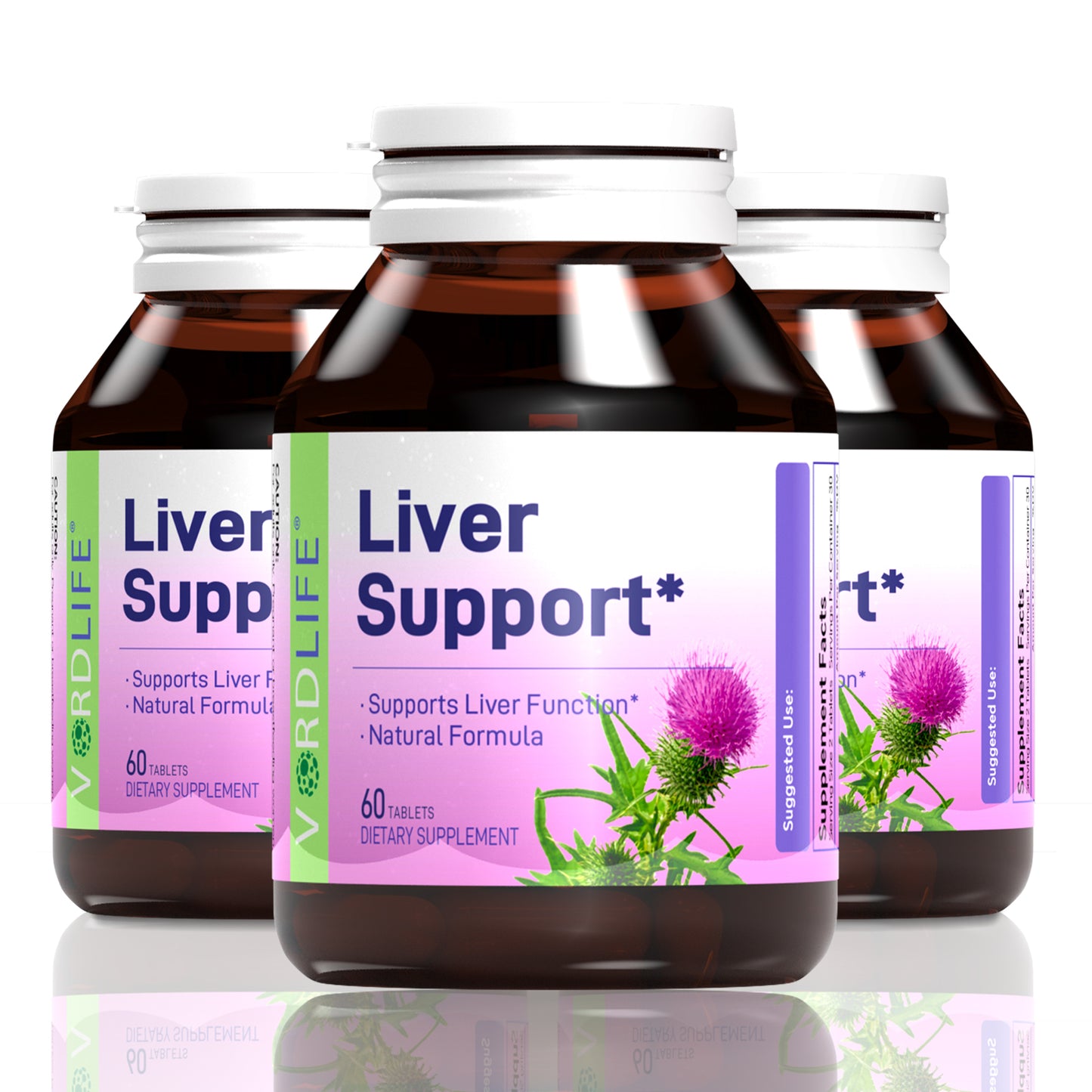 Liver Support Supplement – Milk Thistle & Herbal Blend – 60 Tablets | Natural Liver Cleanse & Detox Formula | Supports Liver Function & Overall Health