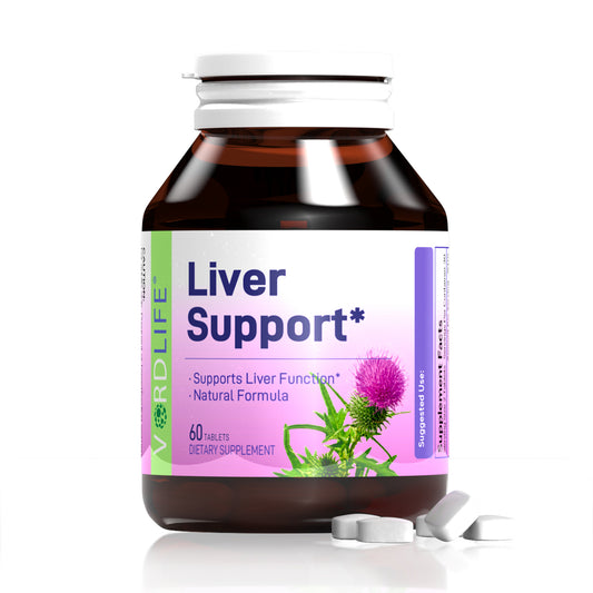 Liver Support Supplement – Milk Thistle & Herbal Blend – 60 Tablets | Natural Liver Cleanse & Detox Formula | Supports Liver Function & Overall Health