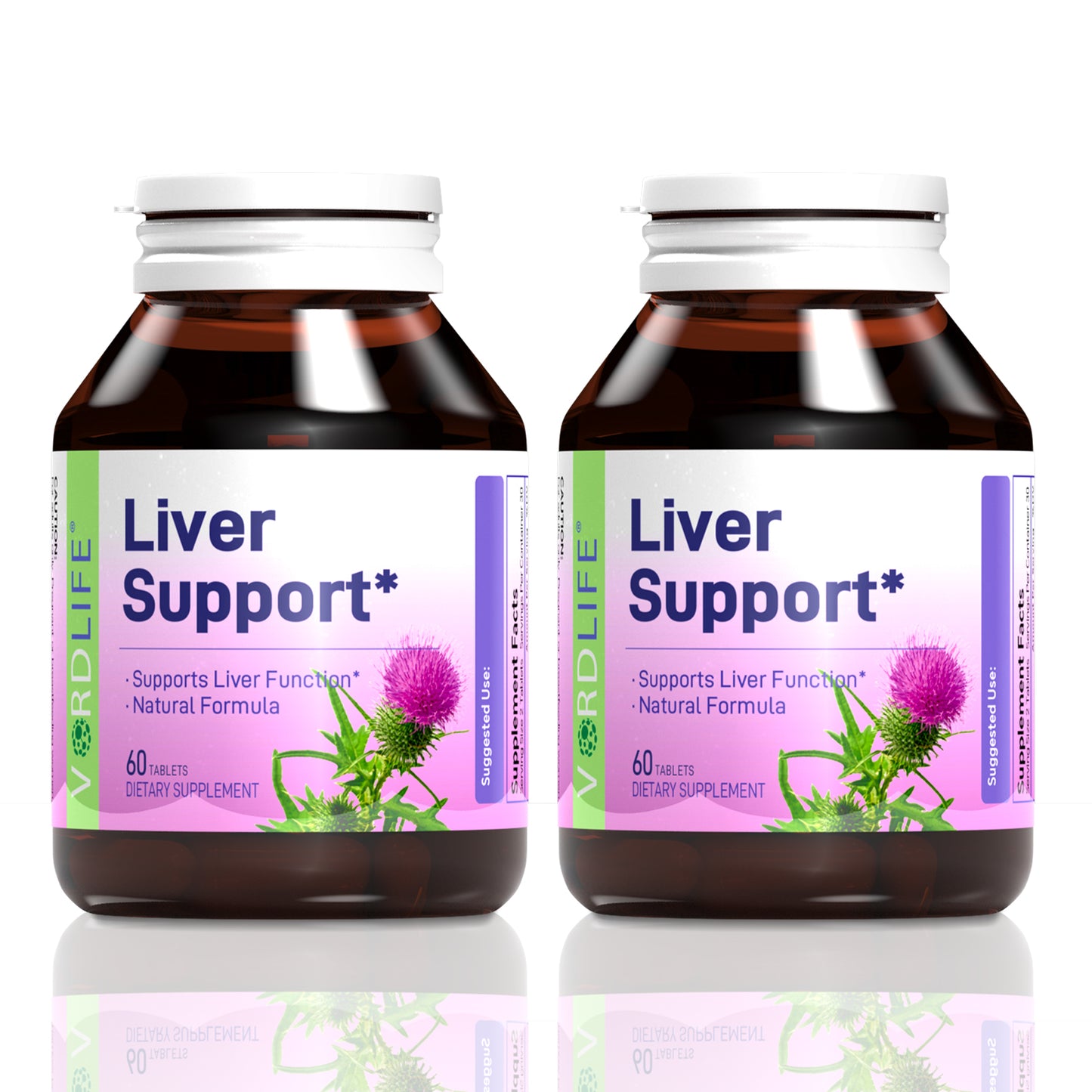 Liver Support Supplement – Milk Thistle & Herbal Blend – 60 Tablets | Natural Liver Cleanse & Detox Formula | Supports Liver Function & Overall Health
